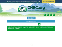 Tablet Screenshot of chec.org