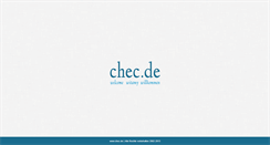 Desktop Screenshot of chec.de